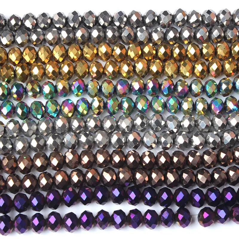 LanLi 4/6/8mm multicolor faceted Electroplate glass Loose Beads DIY Fashion bracelet necklace ear stud Accessories
LanLi 4/6/8mm multicolor faceted Electroplate glass Loose Beads DIY Fashion bracelet necklace ear stud Accessories