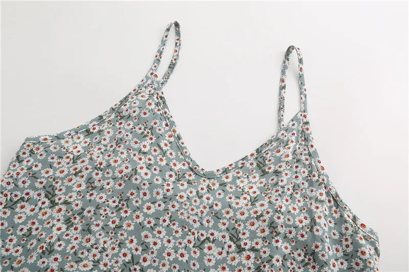 floral print loose dress05