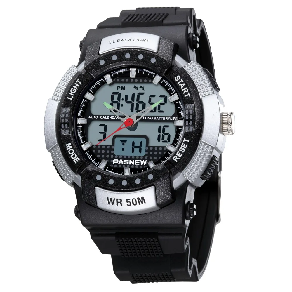 Luxury Brand Pasnew Men Watches Fashion Sports Watches Men Dual Display Quartz Watches Silicone reloj hombre relogio masculino
Luxury Brand Pasnew Men Watches Fashion Sports Watches Men Dual Display Quartz Watches Silicone reloj hombre relogio masculino