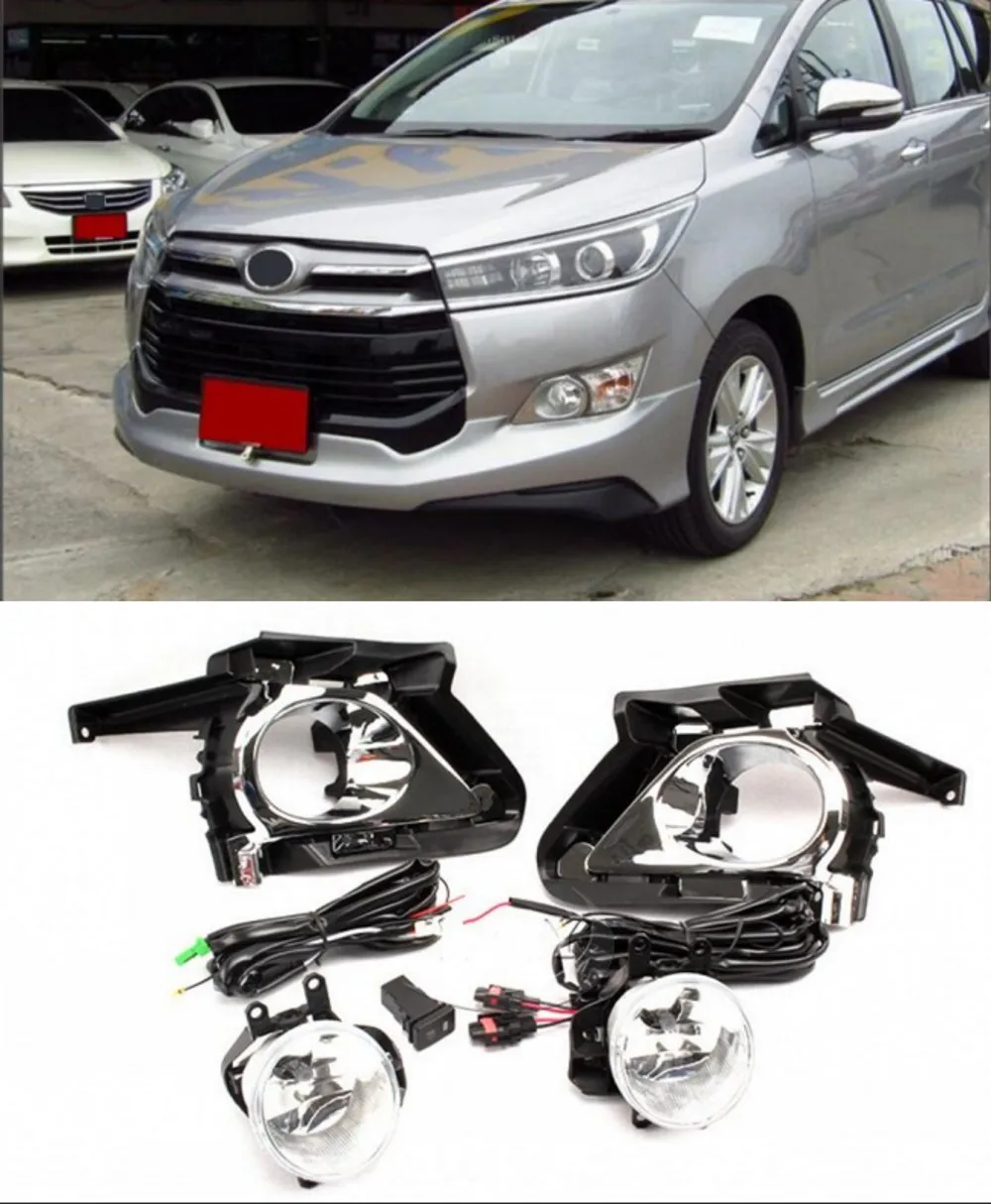 JanDeNing Fog Lamp for TOYOTA KIJANG INNOVA/CRYSTA 2016~ON Clear Halogen bulb H16-12V 19W Front Fog Lights Bumper Lamps Kit
JanDeNing Fog Lamp for TOYOTA KIJANG INNOVA/CRYSTA 2016~ON Clear Halogen bulb H16-12V 19W Front Fog Lights Bumper Lamps Kit