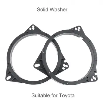 2 Pcs Speaker Gasket Waterproof Quakeproof Plastic Solid Washer Adapters Bracket Speaker Mounts Plates fit for Nissan/Toyota
2 Pcs Speaker Gasket Waterproof Quakeproof Plastic Solid Washer Adapters Bracket Speaker Mounts Plates fit for Nissan/Toyota