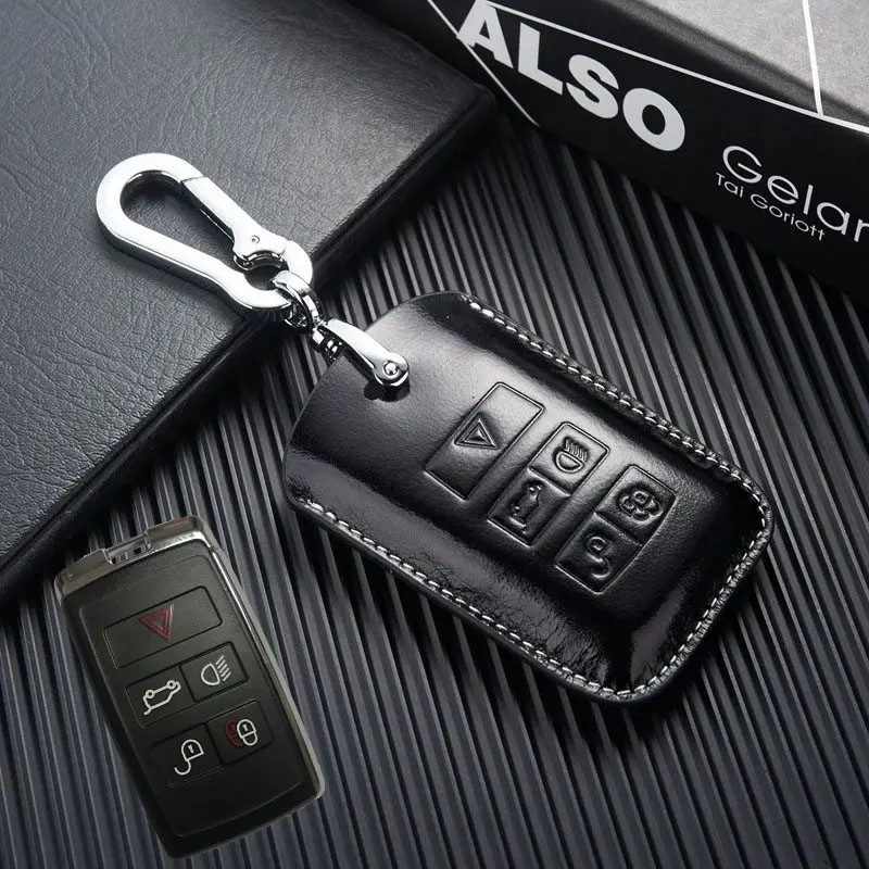 Leather Key Case for 2018 2019 Jaguar E-pace I-pace Key Fob Cover Holder Accessories
Leather Key Case for 2018 2019 Jaguar E-pace I-pace Key Fob Cover Holder Accessories