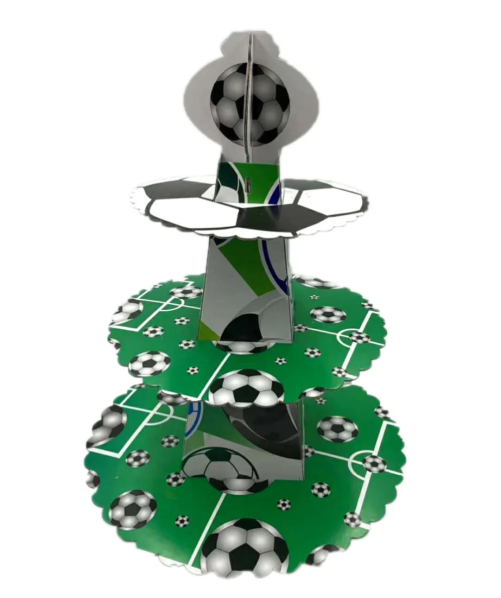 DIY 1 Set Football Soccer 3 Tier Kids Birthday Supplies Cardboard Cupcake Paper Stand Plates Party Cake Holder Party Decoration
DIY 1 Set Football Soccer 3 Tier Kids Birthday Supplies Cardboard Cupcake Paper Stand Plates Party Cake Holder Party Decoration