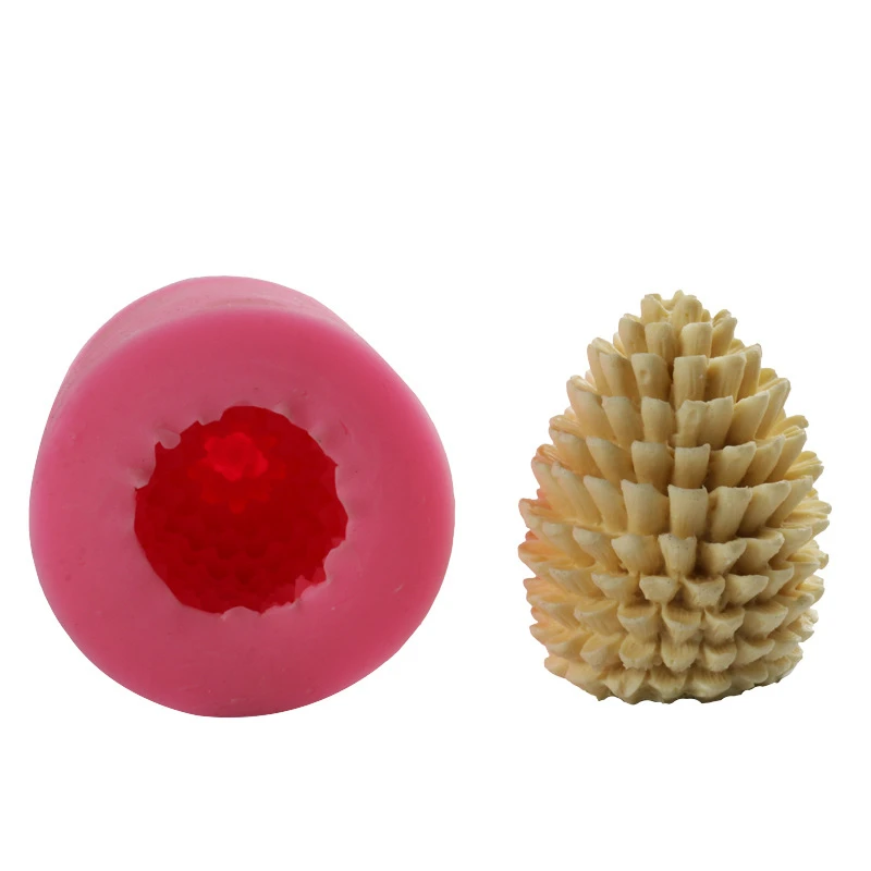 Soap Mold Pine Cone 3d Food-grade Silicone Molds Mold for Soap Christmas Mold Mold New Year Mold Free Shipping