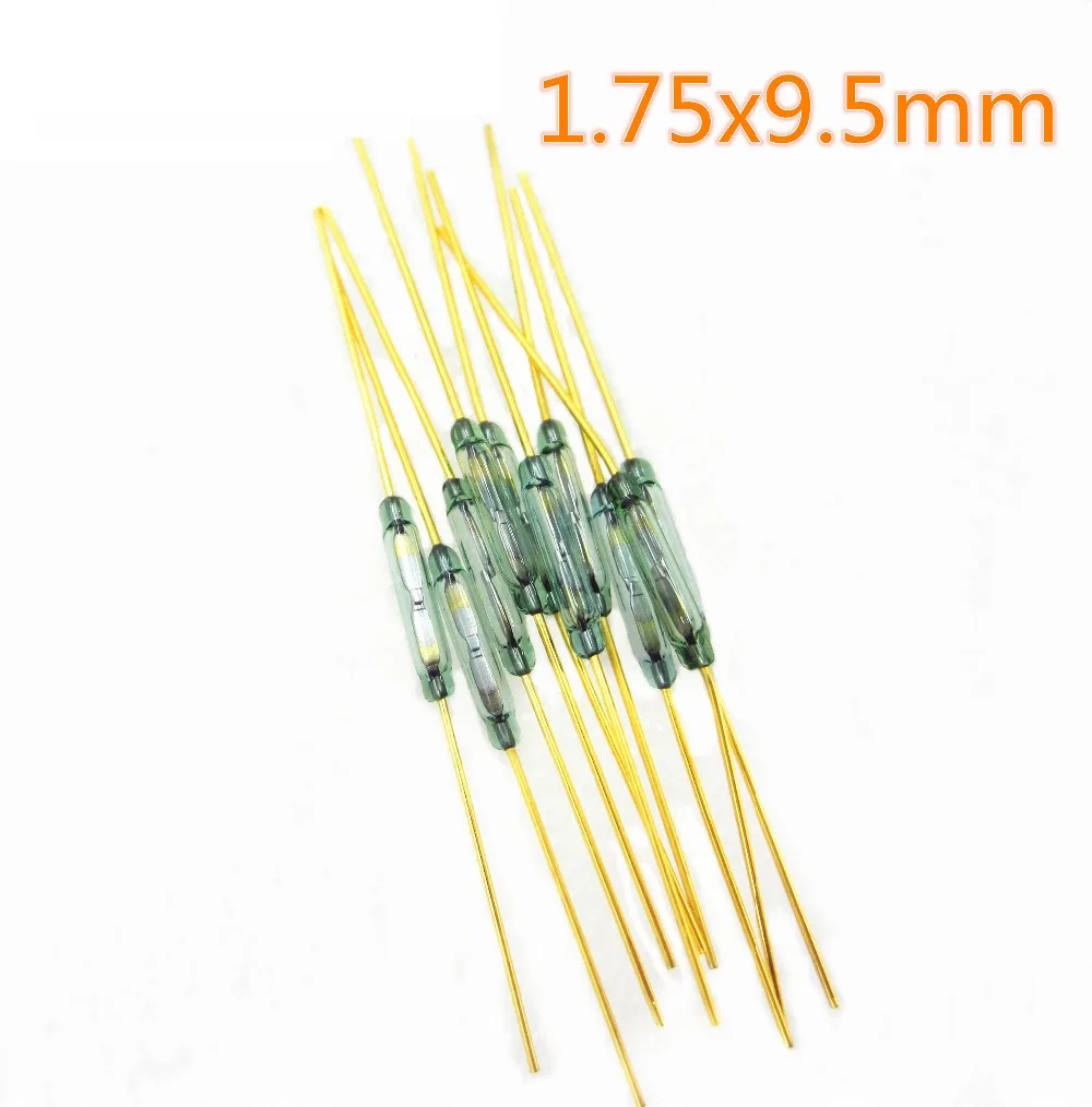 100 pcs Reed Switch 1.75x9.5mm Green Glass Normally Open Contact For Sensors 100% Original
100 pcs Reed Switch 1.75x9.5mm Green Glass Normally Open Contact For Sensors 100% Original