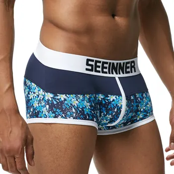 Seeinner Men Brand Breathable Printed Underpants Cotton Male Panties U convex pouch Sexy Cueca Gay Pants Underwear Boxer shorts
Seeinner Men Brand Breathable Printed Underpants Cotton Male Panties U convex pouch Sexy Cueca Gay Pants Underwear Boxer shorts