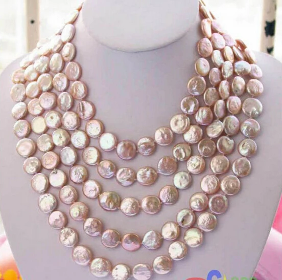 FREE SHIPPINGLONG 100" 14MM PINK COIN FRESHWATER CULTURED PEARL NECKLACE (A0513)
FREE SHIPPINGLONG 100" 14MM PINK COIN FRESHWATER CULTURED PEARL NECKLACE (A0513)