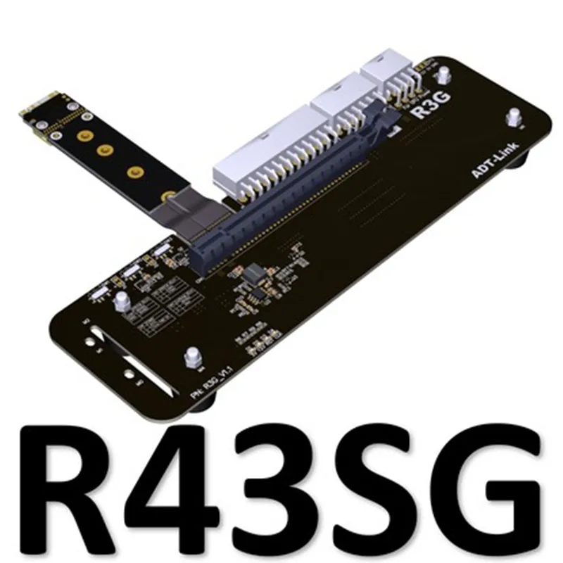 M.2 keyM NVMe External Graphics Card Stand bracket with PCIe3.0 x4 Riser Cable 25cm 50cm 32Gbs For ITX STX NUC VEGA64 GTX1080ti
M.2 keyM NVMe External Graphics Card Stand bracket with PCIe3.0 x4 Riser Cable 25cm 50cm 32Gbs For ITX STX NUC VEGA64 GTX1080ti