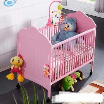 Solid wood Baby Crib Bedding Mother & Kids European style baby nest baby bed cot baby lounger pink white quality 135*76*119cm
Solid wood Baby Crib Bedding Mother & Kids European style baby nest baby bed cot baby lounger pink white quality 135*76*119cm