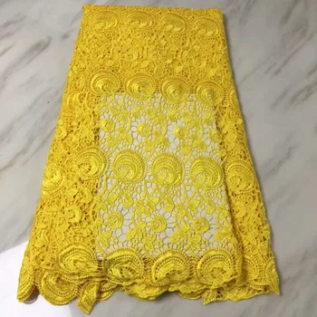 High Quality African Lace Fabrics 2018 Latest French White Net Lace Fabric Yellow Embroidered Nigerian For Women Dress Red A389
High Quality African Lace Fabrics 2018 Latest French White Net Lace Fabric Yellow Embroidered Nigerian For Women Dress Red A389