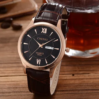 Fashion CHENXI Dual Time Leather Dial Quartz Business Dress Men's Casual Gift Wristwatches Wrist Watch Clock for Men Male 065A
Fashion CHENXI Dual Time Leather Dial Quartz Business Dress Men's Casual Gift Wristwatches Wrist Watch Clock for Men Male 065A