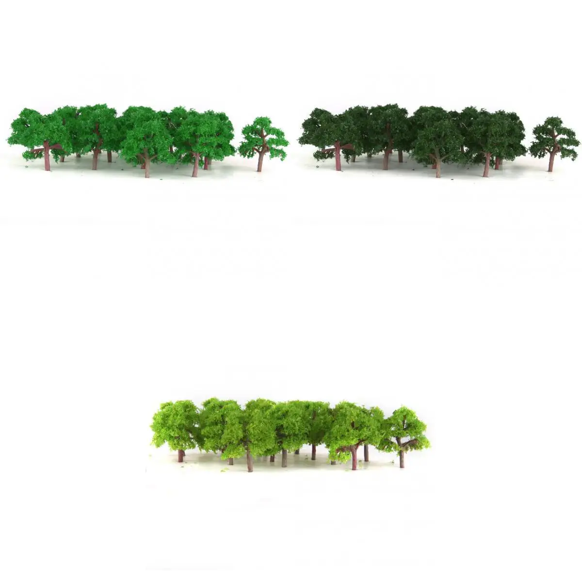 75PCS 1:300 Scale Model Tree Diorama Wargame Train Park Garden Scenery Layout 75PCS 1:300 Scale Model Tree Diorama Wargame Train Park Garden Scenery Layout