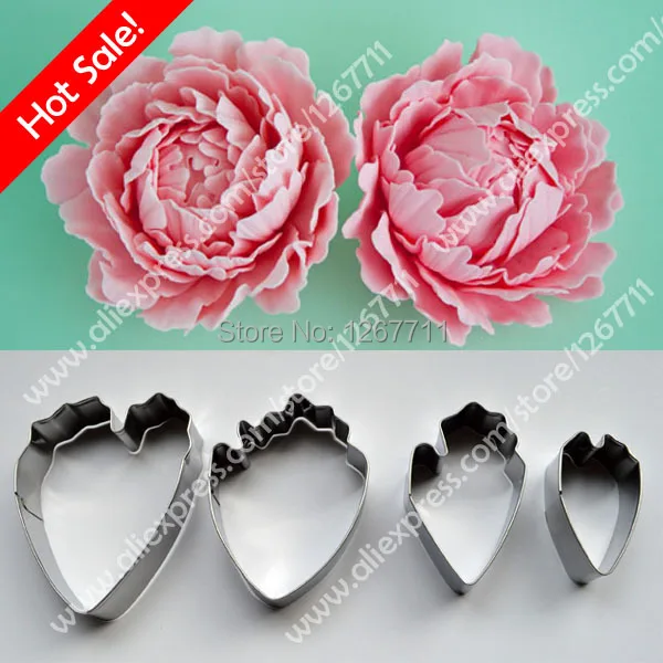 Free Shipping 4 Pcs Fondant Cake Decoration Floral petal cutter gum paste flower Cutter Stainless steel peony cutter Set
Free Shipping 4 Pcs Fondant Cake Decoration Floral petal cutter gum paste flower Cutter Stainless steel peony cutter Set