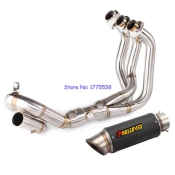 PHULEOVEO Carbon Fiber Motorcycle 14-17 MT-09/FZ-09 Exhaust Muffler Header Tube Full System Motorbike Muffler Exhaust DB Killer
PHULEOVEO Carbon Fiber Motorcycle 14-17 MT-09/FZ-09 Exhaust Muffler Header Tube Full System Motorbike Muffler Exhaust DB Killer