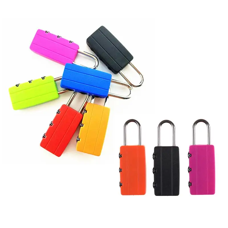 Travel anti-theft backpack small padlock Resettable 3 Digit Combination Suitcase Password Code Lock Padlock
Travel anti-theft backpack small padlock Resettable 3 Digit Combination Suitcase Password Code Lock Padlock