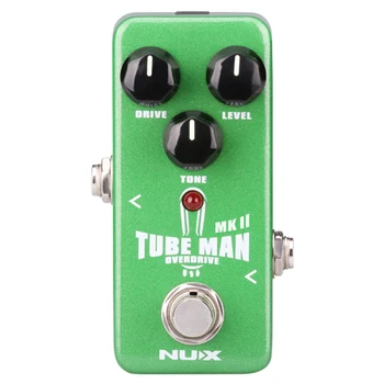 NUX Tube Man MKII Overdrive Guitar Pedal Electric Bass Guitar Accessories FX True Bypass
NUX Tube Man MKII Overdrive Guitar Pedal Electric Bass Guitar Accessories FX True Bypass