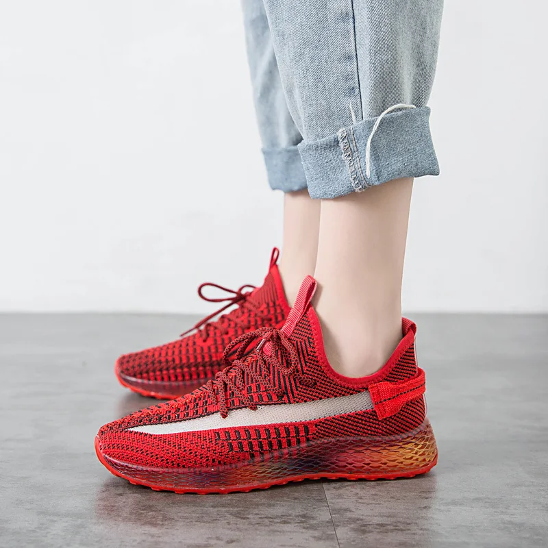 Flying Knitting Women's Fashion Sneakers Flat Heel Breathable Mesh Women Sneakers Slip On Low Top Casual Shoes Woman XZ178
Flying Knitting Women's Fashion Sneakers Flat Heel Breathable Mesh Women Sneakers Slip On Low Top Casual Shoes Woman XZ178