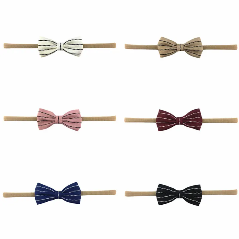 New Baby Girls High-grade Striped Ribbon Bow Elastic Hairband Children Headband Heawear Kids Head Bands Headdress Hair Accessory
New Baby Girls High-grade Striped Ribbon Bow Elastic Hairband Children Headband Heawear Kids Head Bands Headdress Hair Accessory