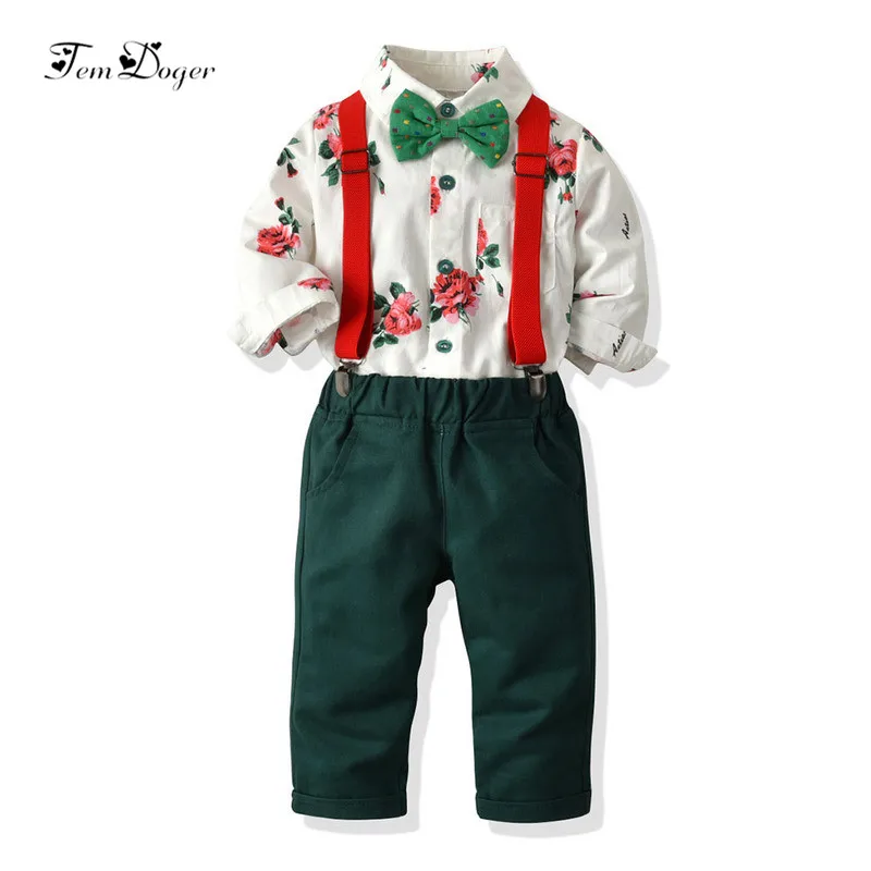 Tem Doger Boy Clothing Sets Autumn Baby Kids Boy Clothes Long Sleeve Tie Shirts+Overalls 2PCS Tracksuit Children Boy Clothing
Tem Doger Boy Clothing Sets Autumn Baby Kids Boy Clothes Long Sleeve Tie Shirts+Overalls 2PCS Tracksuit Children Boy Clothing