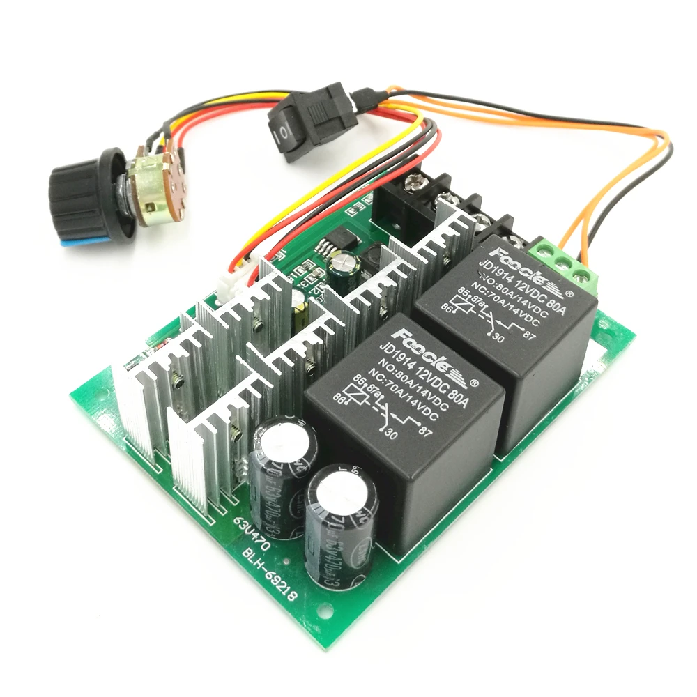 DC9-50V 40A DC Motor Speed Control Reversible PWM Controller 12V 24V 48V 2000W Forward Reverse Switch(6.8)
DC9-50V 40A DC Motor Speed Control Reversible PWM Controller 12V 24V 48V 2000W Forward Reverse Switch(6.8)