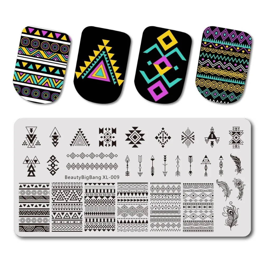 BeautyBigBang Nail Stamping Plates Bohemia Style New Design Nail Art Tools Stamping Template Geometry Summer Nail Stamping
BeautyBigBang Nail Stamping Plates Bohemia Style New Design Nail Art Tools Stamping Template Geometry Summer Nail Stamping