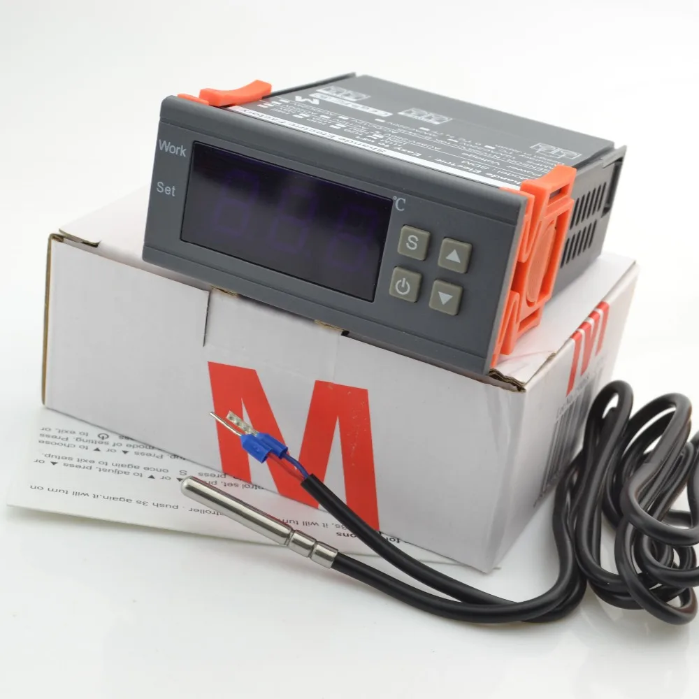 Famous M brand Design in Japan temperature switch 0.1C accuracy Thermostat Regulator Temperature Controller + sensor
Famous M brand Design in Japan temperature switch 0.1C accuracy Thermostat Regulator Temperature Controller + sensor