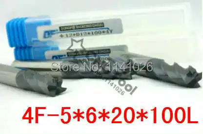 4F-5*6*20*100,4 Four Flute Long Solid Carbide End Mill ALTiN Coat, Milling Cutter, CNC Lathe Tool, Router Bits for Metal Cutting
4F-5*6*20*100,4 Four Flute Long Solid Carbide End Mill ALTiN Coat, Milling Cutter, CNC Lathe Tool, Router Bits for Metal Cutting