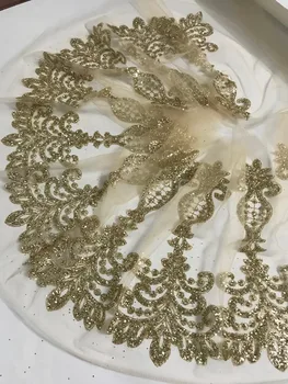 gold Hand print glitter african india mesh tulle lace fabric L-91611 fashion french net lace
gold Hand print glitter african india mesh tulle lace fabric L-91611 fashion french net lace