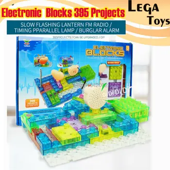 395 Projects Electronic Circuits Building Blocks Physics Science Kits Electric Discover Lighted Bricks Science Educational Toys
395 Projects Electronic Circuits Building Blocks Physics Science Kits Electric Discover Lighted Bricks Science Educational Toys