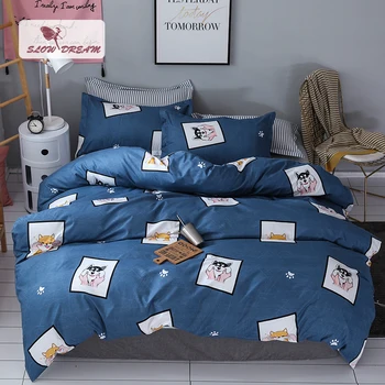 SlowDream Bedding Set Cartoon Style Dog Duvet Cover Set Linens Bedspread Flat Sheet Linens Pillowcase Adult Double Queen Bedding
SlowDream Bedding Set Cartoon Style Dog Duvet Cover Set Linens Bedspread Flat Sheet Linens Pillowcase Adult Double Queen Bedding