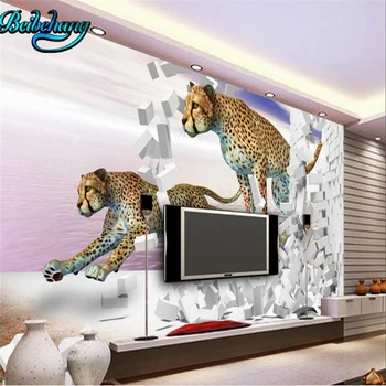 beibehang Custom Wallpaper Mural Panther Stereo Brick Wall Decorative TV Background Wall
beibehang Custom Wallpaper Mural Panther Stereo Brick Wall Decorative TV Background Wall