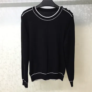 Black Sweater For Women Autumn Casual Long Sleeve Sweater Pullovers 2018 Casual Knitted Sweater
Black Sweater For Women Autumn Casual Long Sleeve Sweater Pullovers 2018 Casual Knitted Sweater
