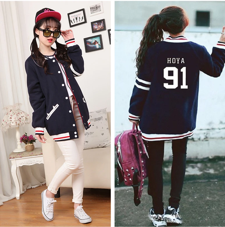 Kpop Infinite Hoodie Long Section Baseball Uniform Jacket Sweatershirt K-pop Infinite-f Coat womens clothing sweatshirt harajuku
Kpop Infinite Hoodie Long Section Baseball Uniform Jacket Sweatershirt K-pop Infinite-f Coat womens clothing sweatshirt harajuku