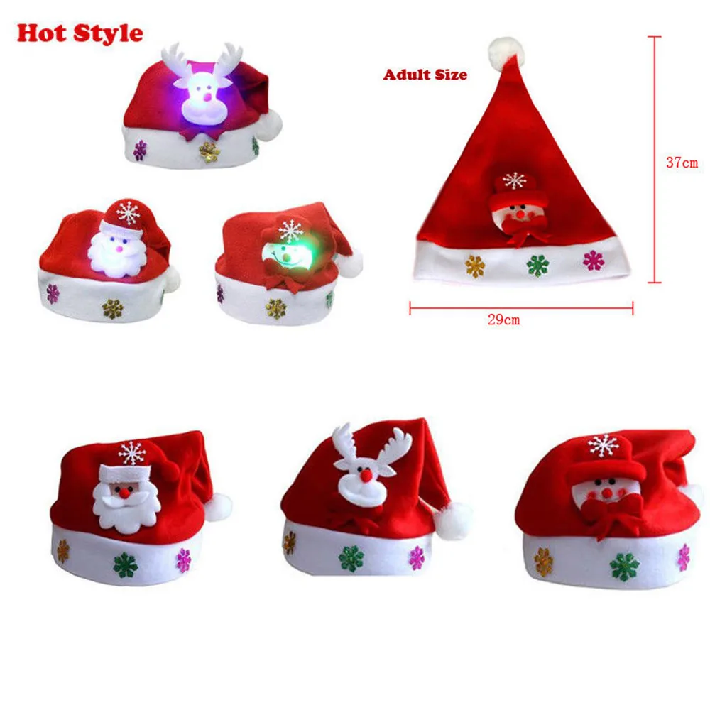 Adult LED Christmas Hat Santa Claus Reindeer Snowman Xmas Gifts Cap bonnet de noel adulte santa claus hat#15
Adult LED Christmas Hat Santa Claus Reindeer Snowman Xmas Gifts Cap bonnet de noel adulte santa claus hat#15