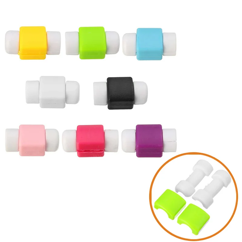 10pcs Simple Cute Cable Protector Data Line Cord Protector Protective Case Cable Winder Cover For iPhone USB Color Charging Cord
10pcs Simple Cute Cable Protector Data Line Cord Protector Protective Case Cable Winder Cover For iPhone USB Color Charging Cord