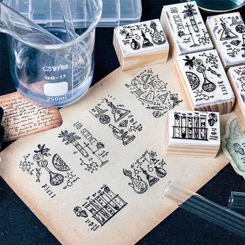 vintage science laboratory wood stamp DIY craft wooden rubber stamps for scrapbooking planner diary scrapbooking standard stamp
vintage science laboratory wood stamp DIY craft wooden rubber stamps for scrapbooking planner diary scrapbooking standard stamp