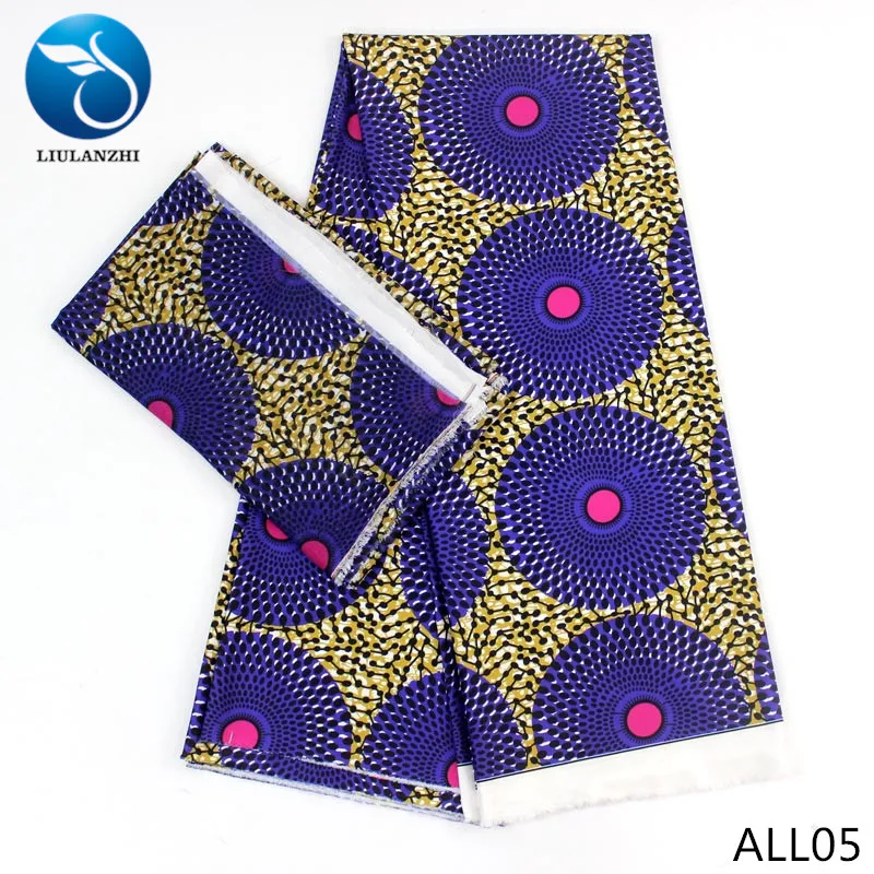 LIULANZHI nigerian chiffon fabric printed african wax imitated silk fabric 4yards audel fabric+2yards circle pattern ALL01-25
LIULANZHI nigerian chiffon fabric printed african wax imitated silk fabric 4yards audel fabric+2yards circle pattern ALL01-25