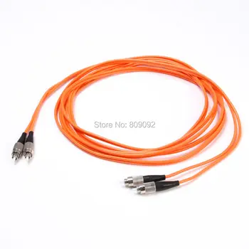 High quality FC-FC DUPLEX 62.5/125 MULTIMODE Fiber Optic Optical Jumper Cable Orange Jumper Lead
High quality FC-FC DUPLEX 62.5/125 MULTIMODE Fiber Optic Optical Jumper Cable Orange Jumper Lead
