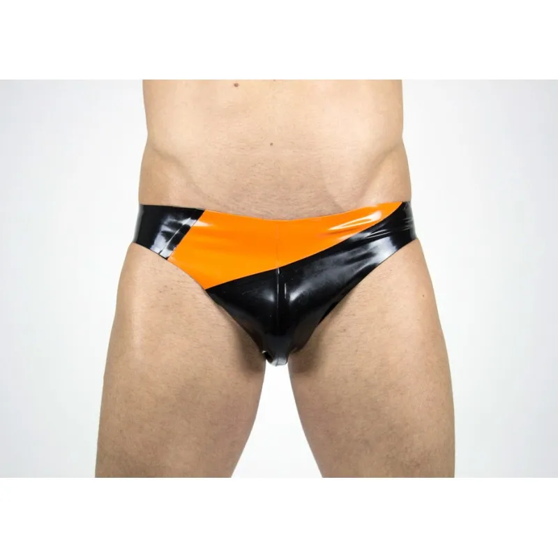 Orange Latex Briefs Sexy Latex Thong For Men Underwear
Orange Latex Briefs Sexy Latex Thong For Men Underwear