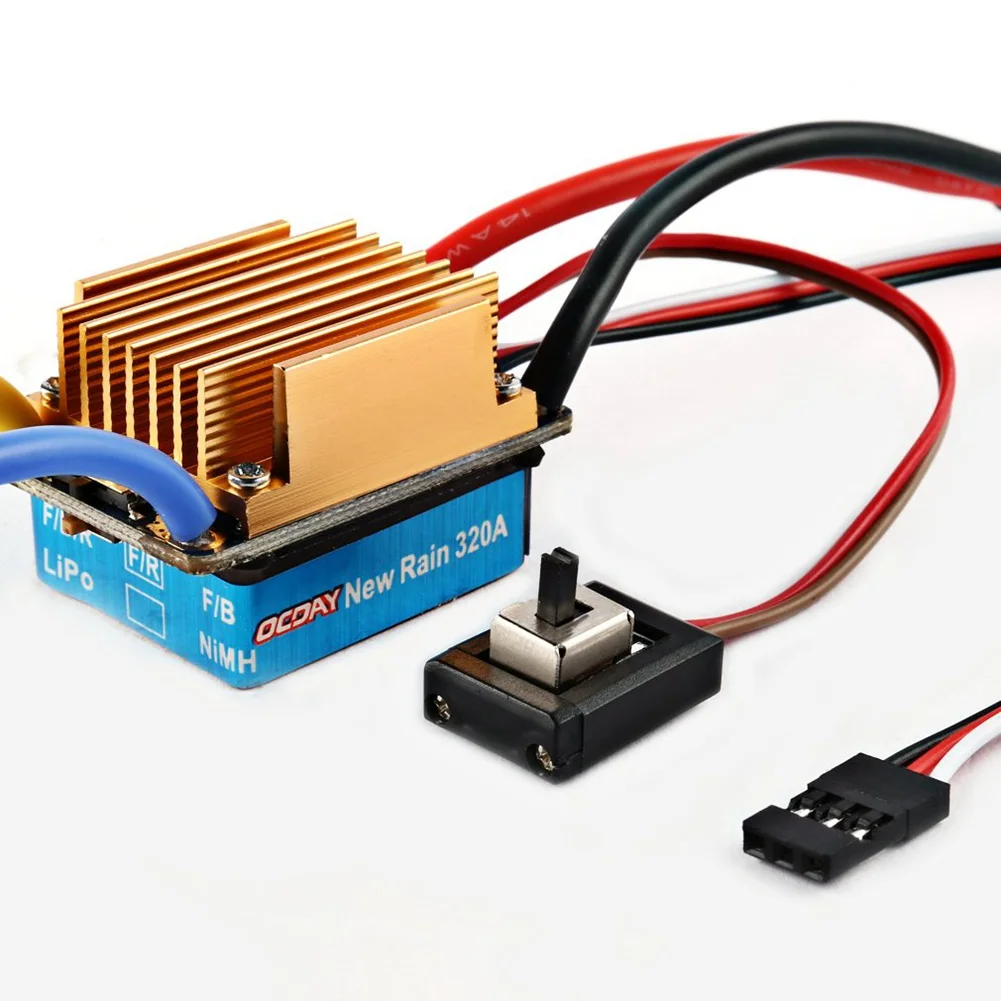 Waterproof OCDAY 3S 60A Brushed Motor C Electronic Speed Controller Without Fan Fits For Tamiya 1/10 C RC Car @ YJS Drop
Waterproof OCDAY 3S 60A Brushed Motor C Electronic Speed Controller Without Fan Fits For Tamiya 1/10 C RC Car @ YJS Drop