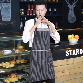 2018 Fashion Aprons Denim Antifouling Cotton Uniform Unisex,striped Apron for Woman Men with pocket Kitchen Chef Waiter Cooking
2018 Fashion Aprons Denim Antifouling Cotton Uniform Unisex,striped Apron for Woman Men with pocket Kitchen Chef Waiter Cooking