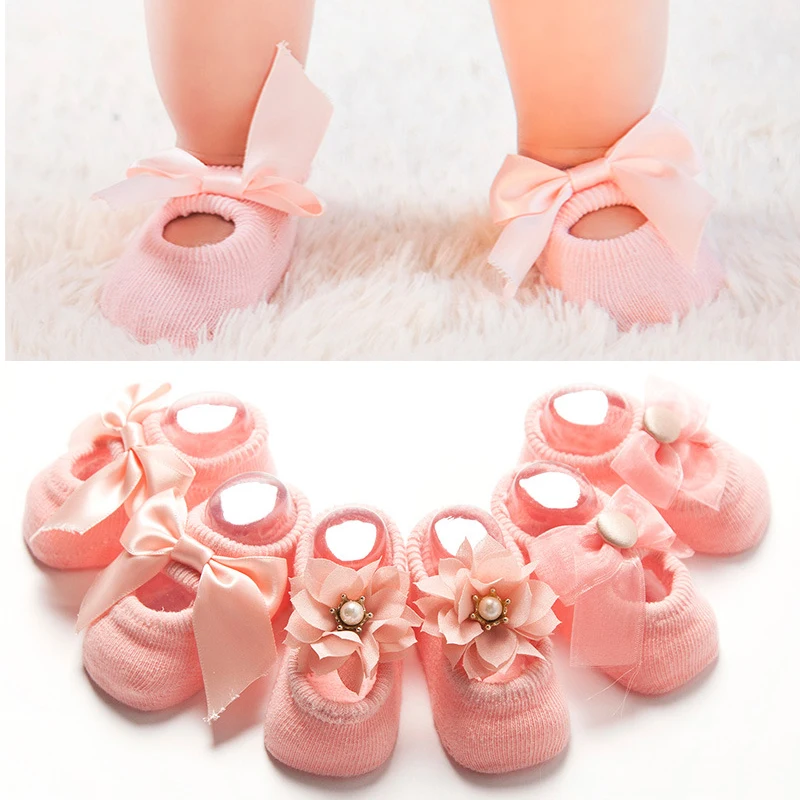 3 Pairs/Set cotton Baby Socks Girl Bebe Toddler Newborn Sock Infant Anti Slip Lace Flower Bow Socks Glue Party birthday present 
3 Pairs/Set cotton Baby Socks Girl Bebe Toddler Newborn Sock Infant Anti Slip Lace Flower Bow Socks Glue Party birthday present