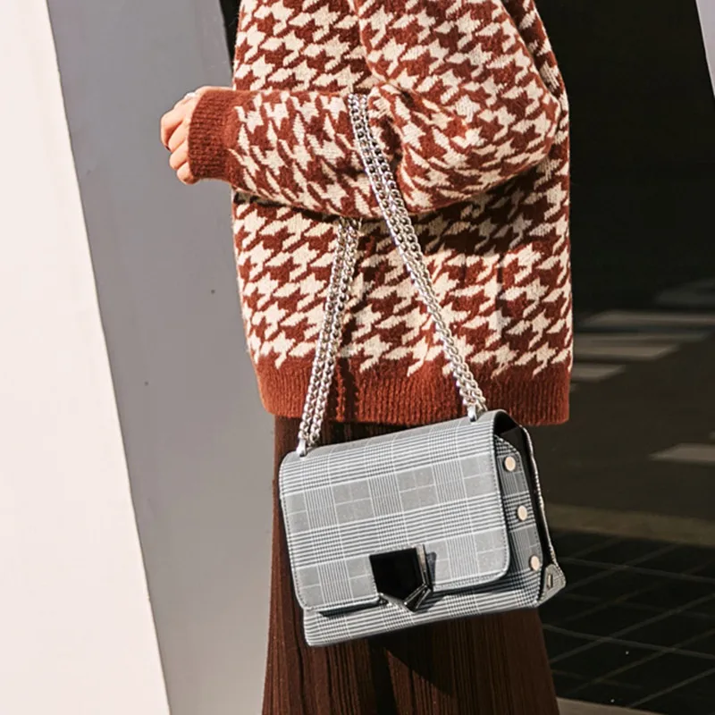 2019 Women Bags Plaid Leather Totes Clucth Purses Sac Luxury Brand Woman Shoulder Bag Famous Design Grey Striped Handbags
2019 Women Bags Plaid Leather Totes Clucth Purses Sac Luxury Brand Woman Shoulder Bag Famous Design Grey Striped Handbags