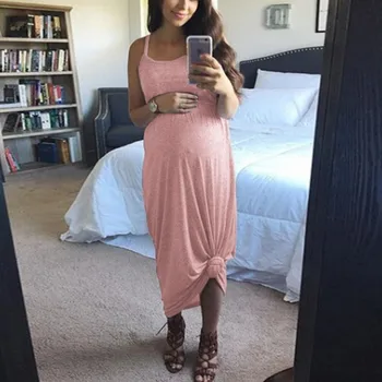 2019 New Fashion For Women Maternity Sleeveless Holiday Sundress Pregnancy Solid Color Dress Summer Dresses Jolie Robe
2019 New Fashion For Women Maternity Sleeveless Holiday Sundress Pregnancy Solid Color Dress Summer Dresses Jolie Robe