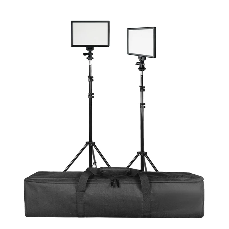 SUPON L122T 2 Sets LED Video Light Studio Light Photographic Lighting with Tripod 3200K/5600K Panel Lamps for Photo Youtube
SUPON L122T 2 Sets LED Video Light Studio Light Photographic Lighting with Tripod 3200K/5600K Panel Lamps for Photo Youtube