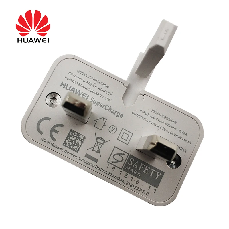 Original HUAWEI SuperCharge Charger UK Plug 5V4.5A Fast Charge Type C Cable For HUAWEI P30 P20 Pro P9 P10 Plus Mate 9 10 Pro 20
Original HUAWEI SuperCharge Charger UK Plug 5V4.5A Fast Charge Type C Cable For HUAWEI P30 P20 Pro P9 P10 Plus Mate 9 10 Pro 20