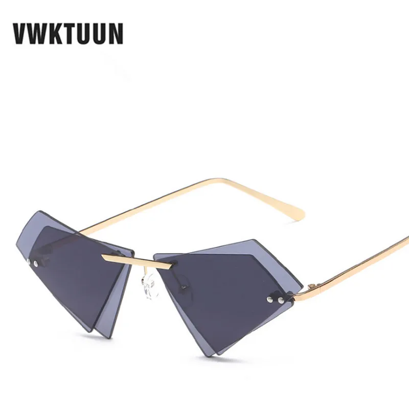 VWKTUUN Sunglasses Women Rimless Luxury Double Triangle Sunglass Female Sunglasses Vintage Glasses For Women Oculos UV400
VWKTUUN Sunglasses Women Rimless Luxury Double Triangle Sunglass Female Sunglasses Vintage Glasses For Women Oculos UV400