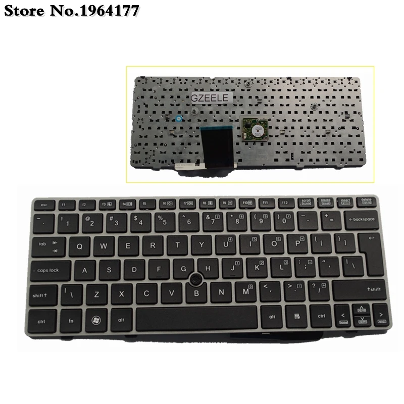 NEW US keyboard for HP EliteBook 2560p 2570P 2570 2560 English Laptop KB SILVER frame
NEW US keyboard for HP EliteBook 2560p 2570P 2570 2560 English Laptop KB SILVER frame