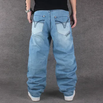 2017 New Men Jeans Men Baggy Jeans Denim Hip Hop Pants Skateboard High Street Dance Pant Casual Loose Trouser Man Big Size 30-46
2017 New Men Jeans Men Baggy Jeans Denim Hip Hop Pants Skateboard High Street Dance Pant Casual Loose Trouser Man Big Size 30-46