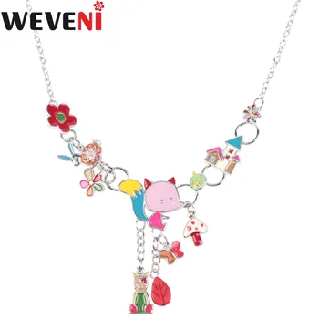 WEVENI Statement Enamel Metal Squirrel Choker Necklace Pendants Drop Shipping Chain Collar New Fashion Animal Jewelry For Women
WEVENI Statement Enamel Metal Squirrel Choker Necklace Pendants Drop Shipping Chain Collar New Fashion Animal Jewelry For Women